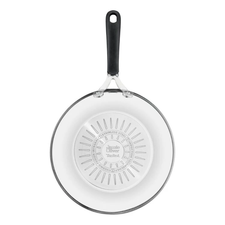 JAMIE OLIVER By Tefal Kitchen Essentials Stainless Steel Wok 28 Cm
