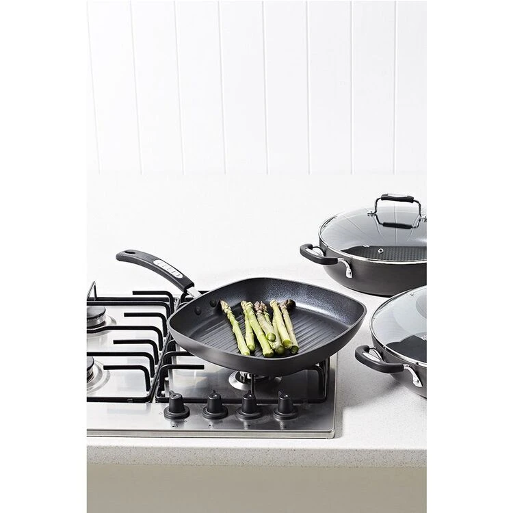 Tefal Specialty Hard Anodised Grill Pan 28cm - Image 2
