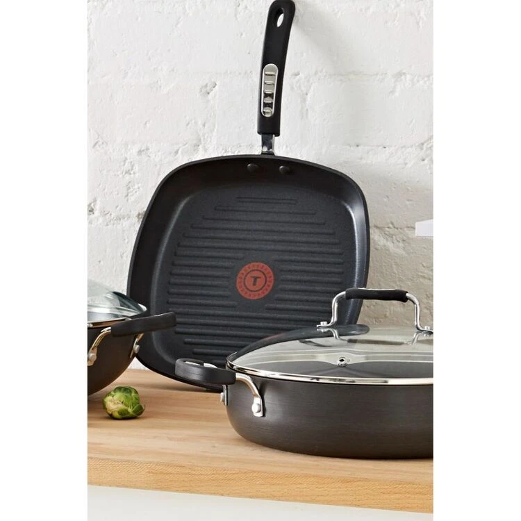 Tefal Specialty Hard Anodised Grill Pan 28cm