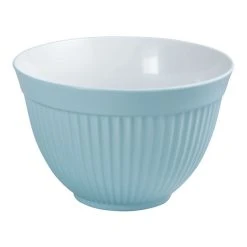 Avanti Ribbed Melamine Mixing Bowl 18cm/1.5L Blue
