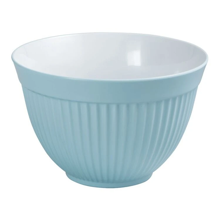 Avanti Ribbed Melamine Mixing Bowl 20cm/2L Blue