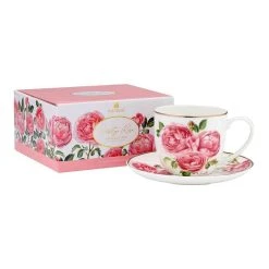 Ashdene Heritage Rose Cup + Saucer