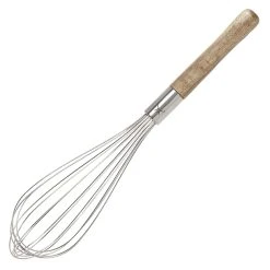 S&N By Miguel Maestre Acacia Stainless Steel Silicone Whisk