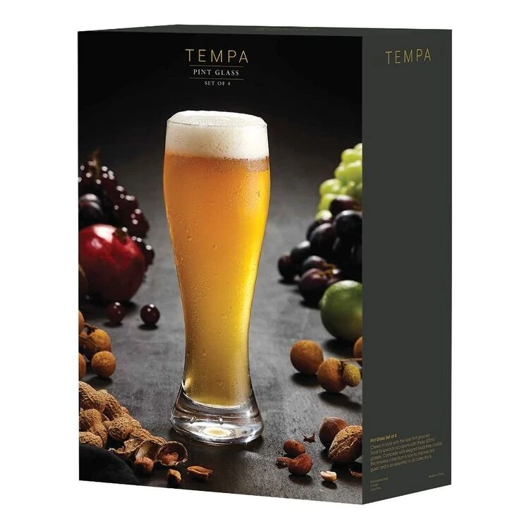 Ladelle Tempa Quinn Beer Glass Set Of 4