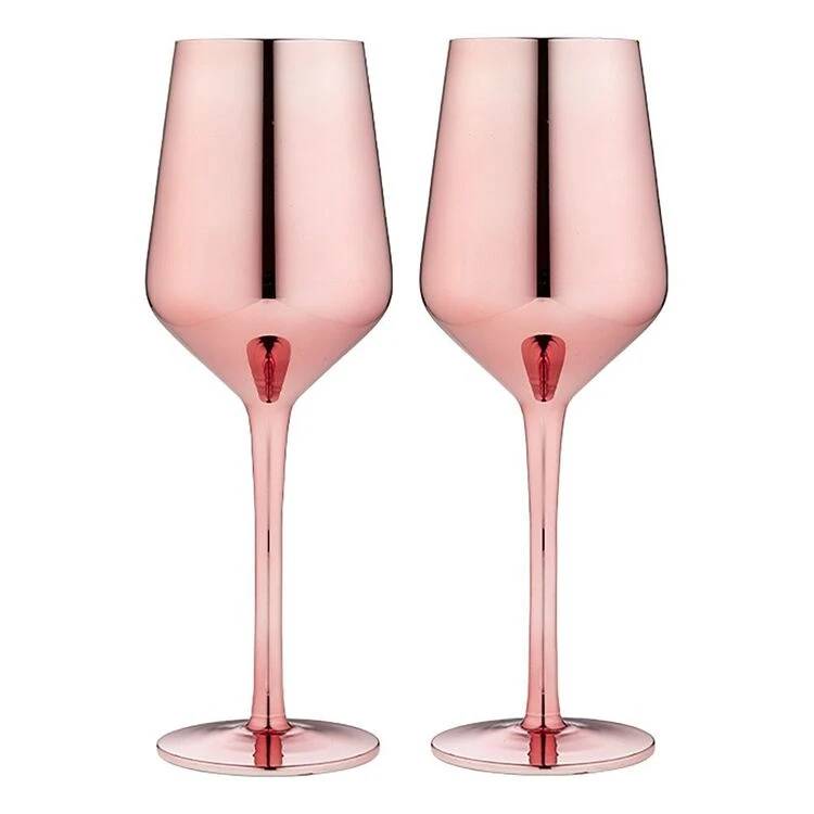 Tempa Aurora Rose 2 Piece Wine Glass Set