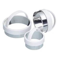 Mastercraft Plain Edge Pastry Cutters 3pc